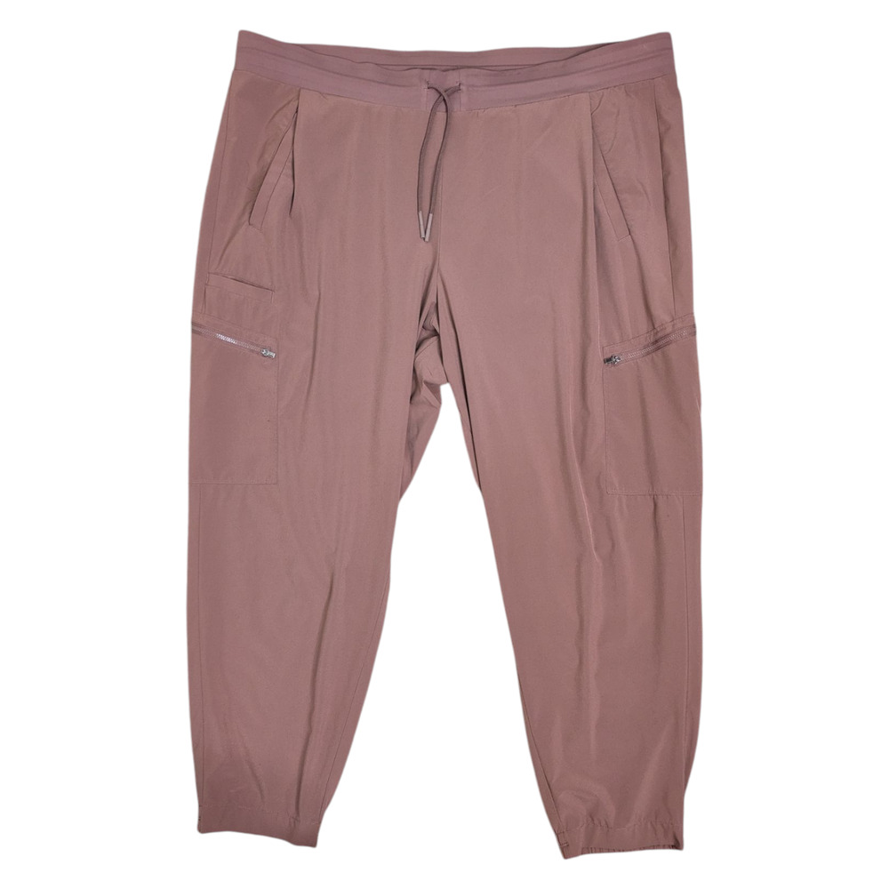 Athleta Venture Jogger Pants 22 Hearth Rose Pull On Drawstring Travel